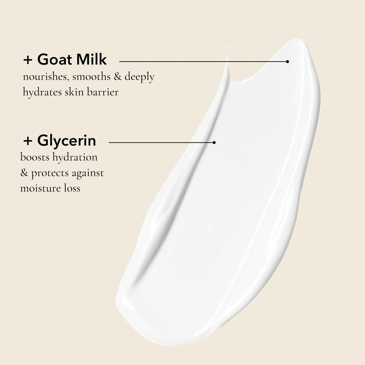 Dionis lotion au lait de chèvre 8,5 oz côté bouteille