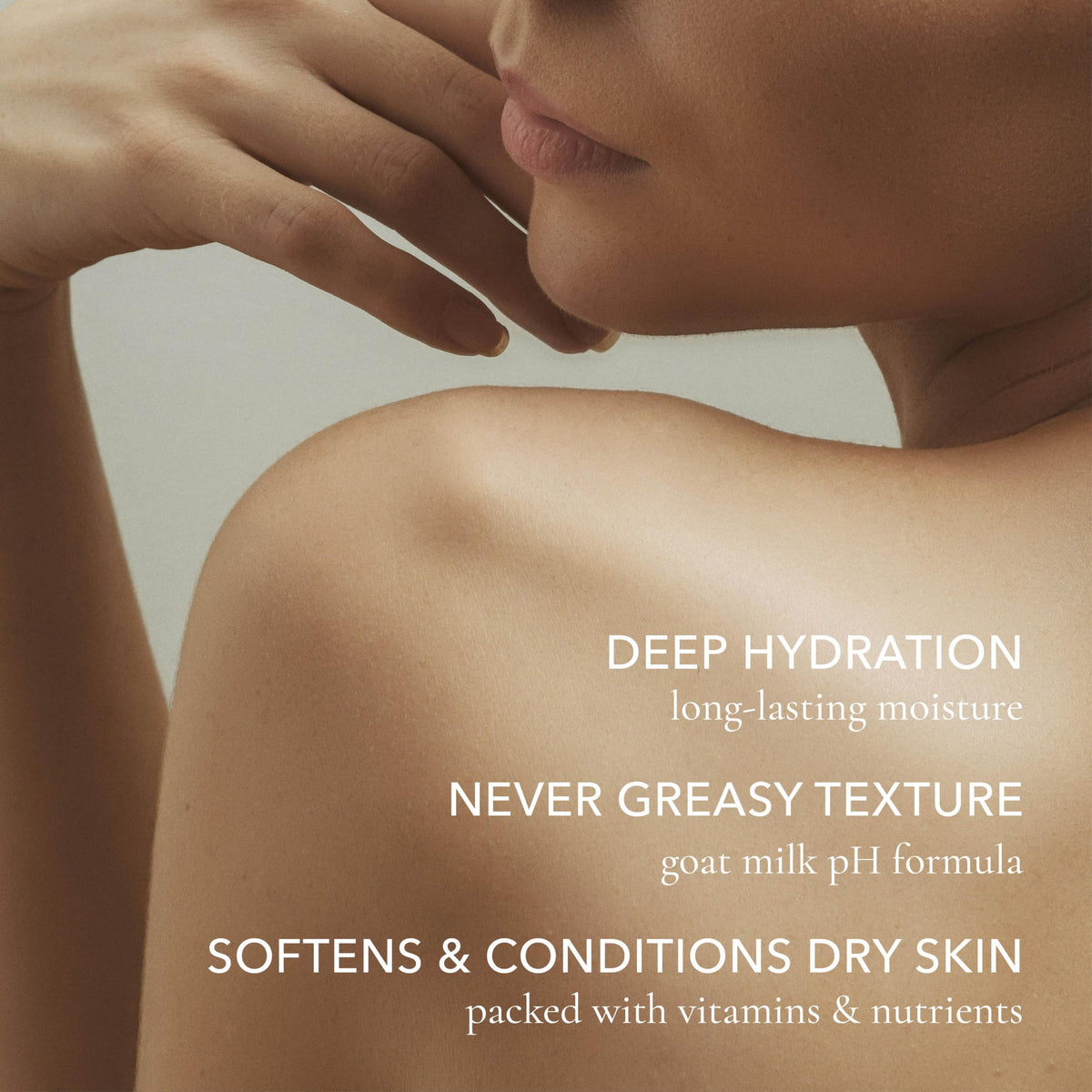 Dionis Lotion au Lait de Chèvre Lavande application sur peau