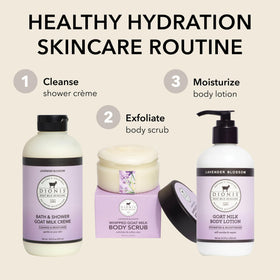 Dionis Lotion au Lait de Chèvre Lavande avec fleurs de lavande