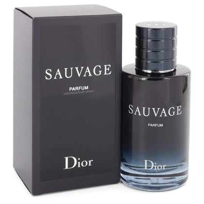 Dior Sauvage Eau de Parfum 60 ml vue avant avec flacon transparent