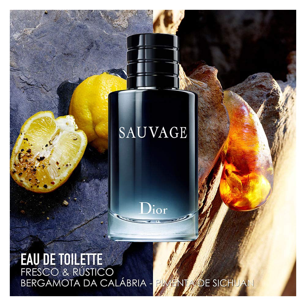 Dior Sauvage Eau De Toilette 60 Ml flacon côté