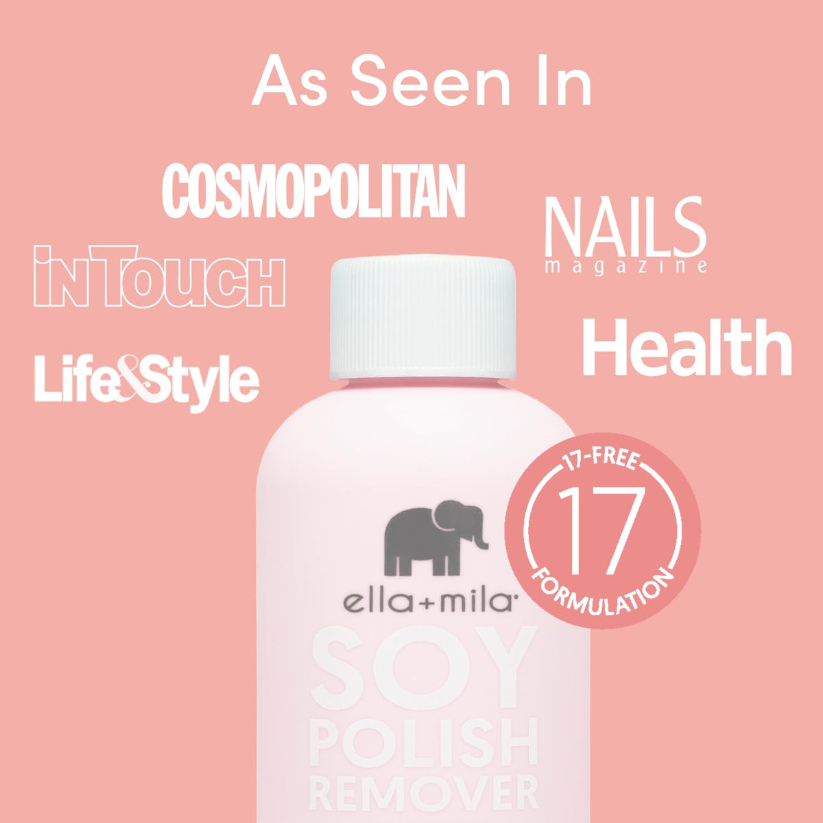 Dissolvant à Ongles ella+mila 118 ml près de fleurs de lavande