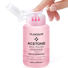 Dissolvant à ongles Glamonade 180ml avec pompe à une touche