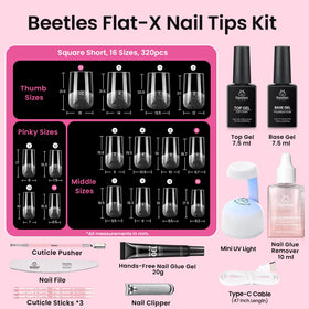 Dissolvant de colle pour ongles du kit beetles