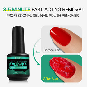 Dissolvant de vernis à ongles Fanisn 15ml, application sur ongles