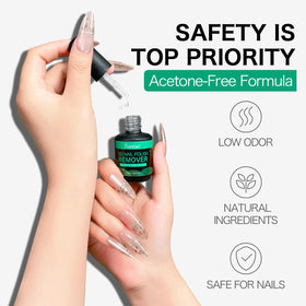 Dissolvant de vernis à ongles Fanisn 15ml, ingrédients naturels