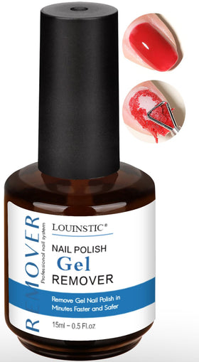 Dissolvant de vernis gel LOUINSTIC 15 ml vue avant