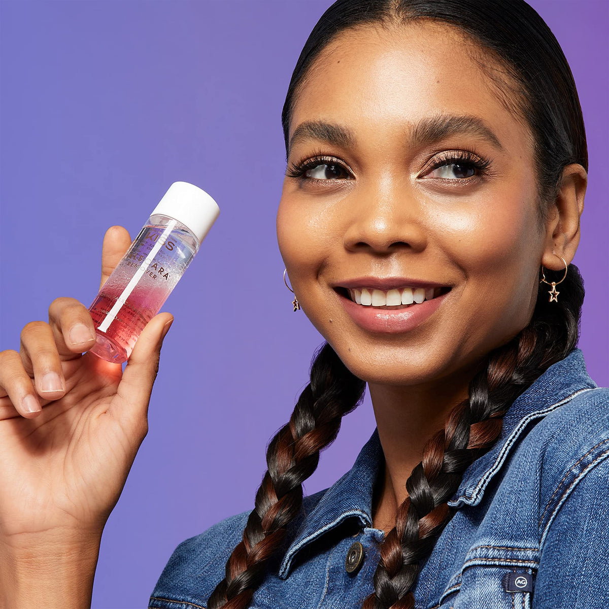 Dissolvant KISS FALSCARA avec eau de rose visible