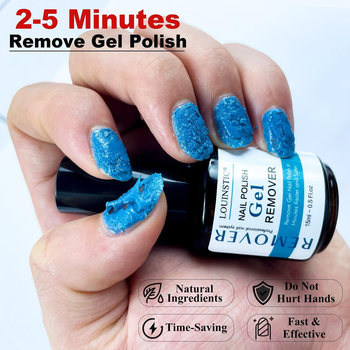 Dissolvant LOUINSTIC avec accessoires de manucure