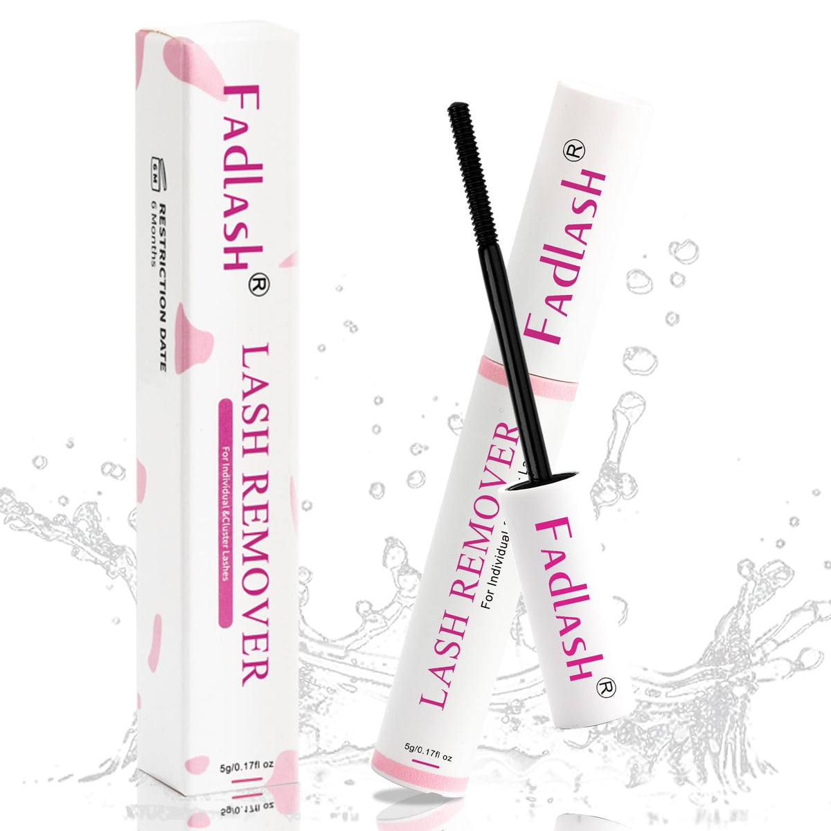 Dissolvant pour cils FADLASH avec accessoires de maquillage
