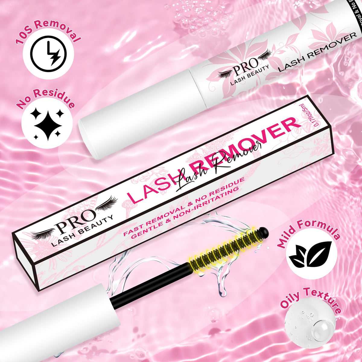 Dissolvant PRO LASHBEAUTY pour colle à cils avec applicateur