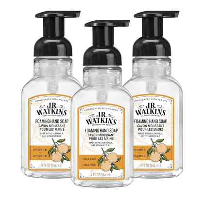 Distributeur de savon moussant J.R. Watkins pack de 3 vue de face