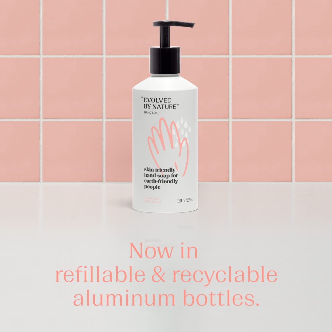 Distributeur en aluminium réutilisable pour savon liquide