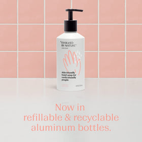 Distributeur en aluminium réutilisable pour savon liquide