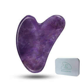 Ditind Gua Sha outil de massage en jade vue de face