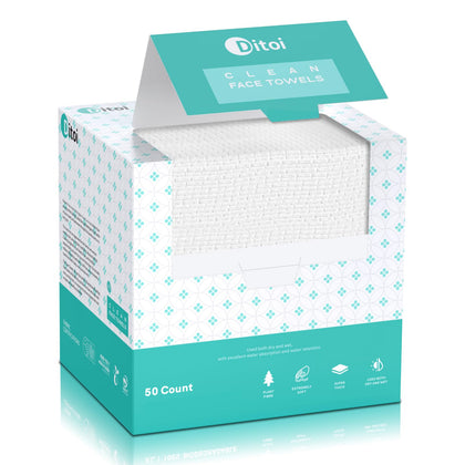 Ditoi serviettes de visage XXL ultra-douces, vue de face