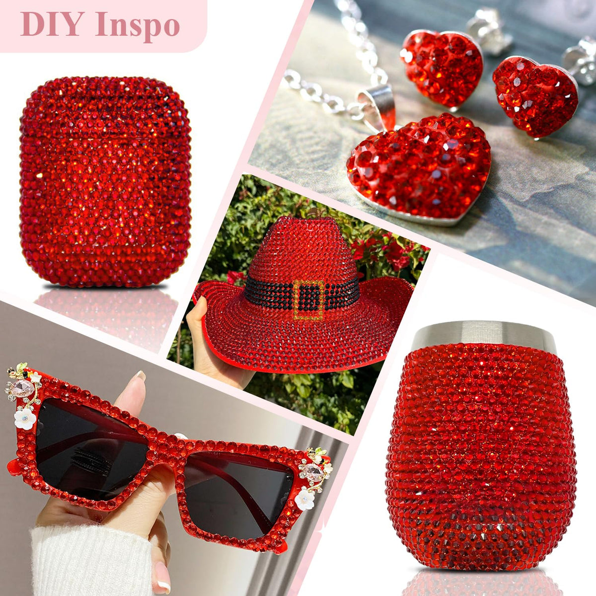 Divers projets DIY avec strass BELLEBOOST