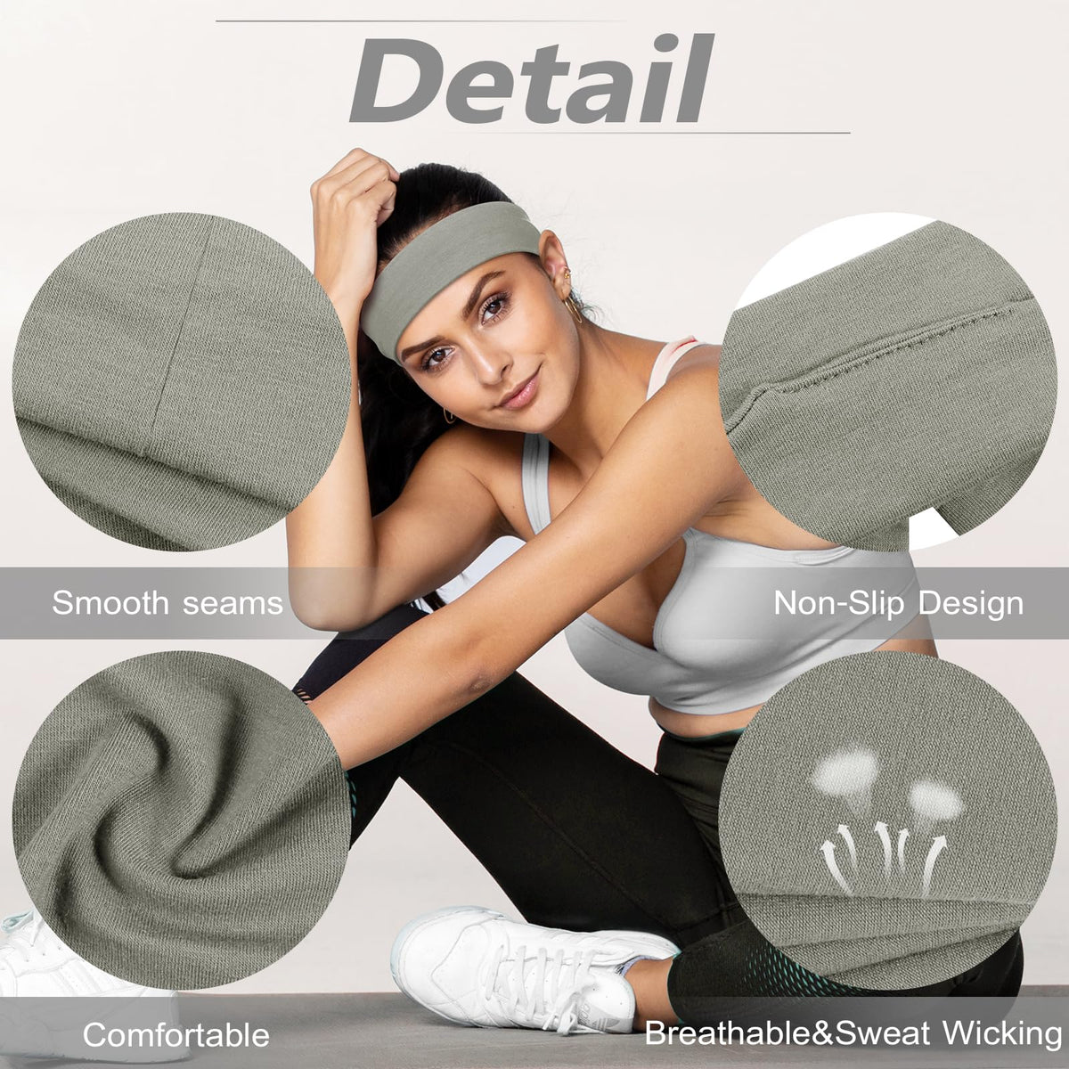 DiyJibb bandeau élastique bleu marine avant