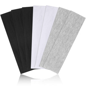 DiyJibb bandeaux élastiques en coton, ensemble de 7 couleurs
