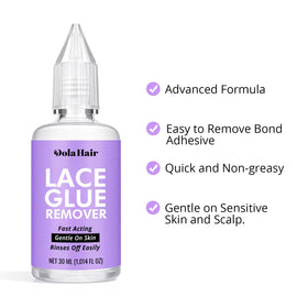 Dolahair démaquillant colle pour perruques 41g vue arrière