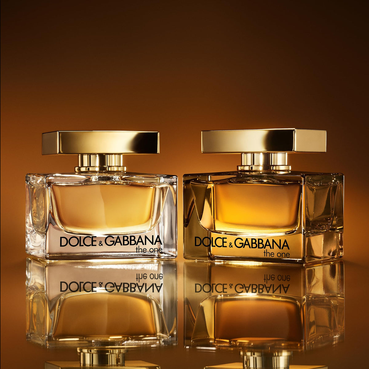 Dolce&Gabbana The One Eau de Parfum flacon doré et accessoires