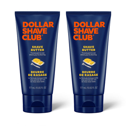 Dollar Shave Club Shave Butter 2 pack 6 oz vue de face
