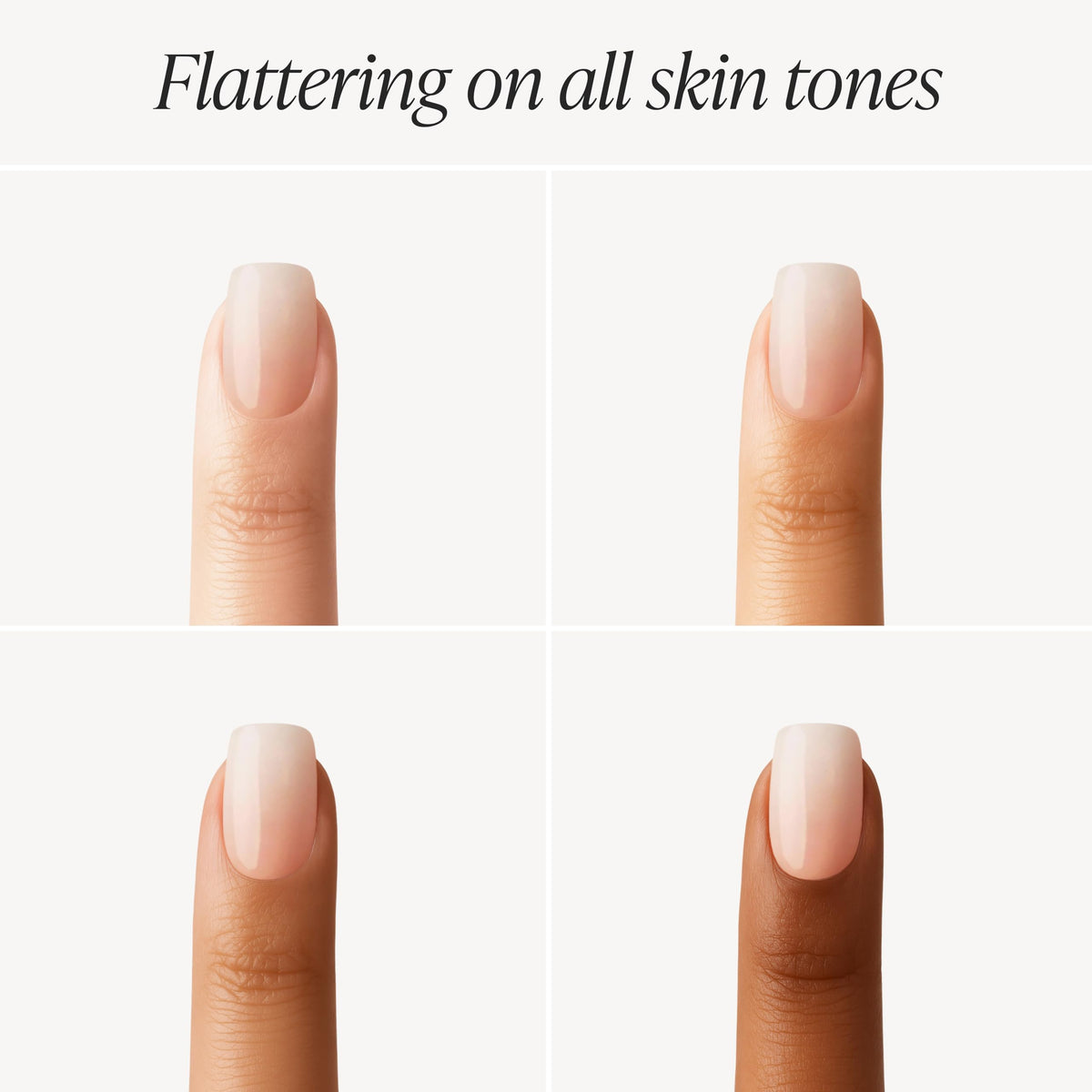 Doonails faux ongles en gel souple portés sur des mains