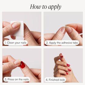 Doonails Faux Ongles Press-On Soft Gel avec bâton de cuticule