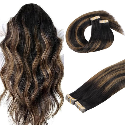 DOORES extensions capillaires adhésives pack de 40 pièces