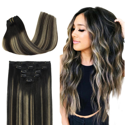 DOORES extensions capillaires clips 150g vue avant