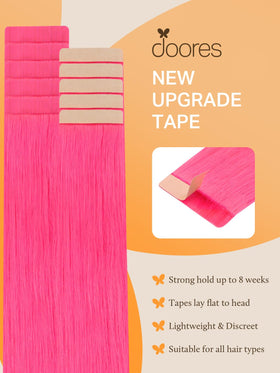 DOORES extensions capillaires en cheveux humains, teinte balayage