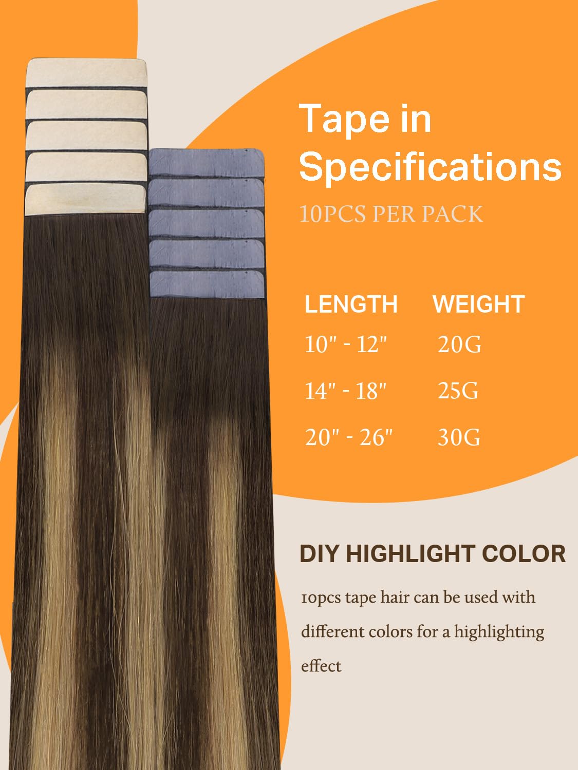 DOORES extensions de cheveux naturelles, mise en avant de la brillance