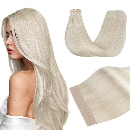 DOORES Extensions de Cheveux Naturels 20pcs couleur balayage