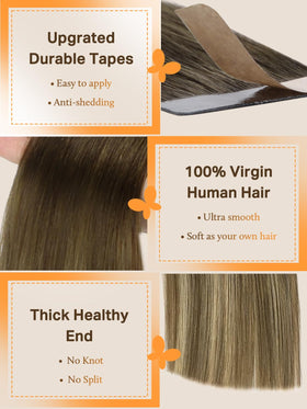 DOORES Extensions de Cheveux Naturels application sur cheveux