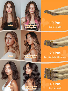 DOORES Extensions de Cheveux Naturels installation facile