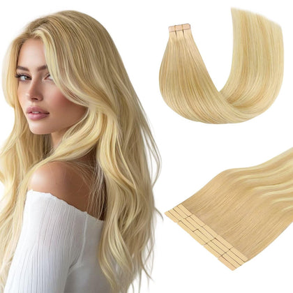 DOORES extensions de cheveux Remy 20 pièces devant