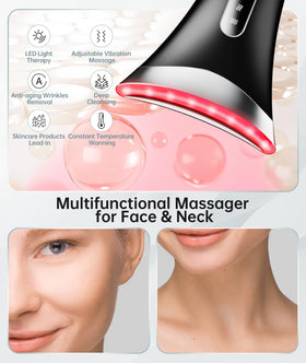 Dopsikn Massager Visage 7 Couleurs en utilisation