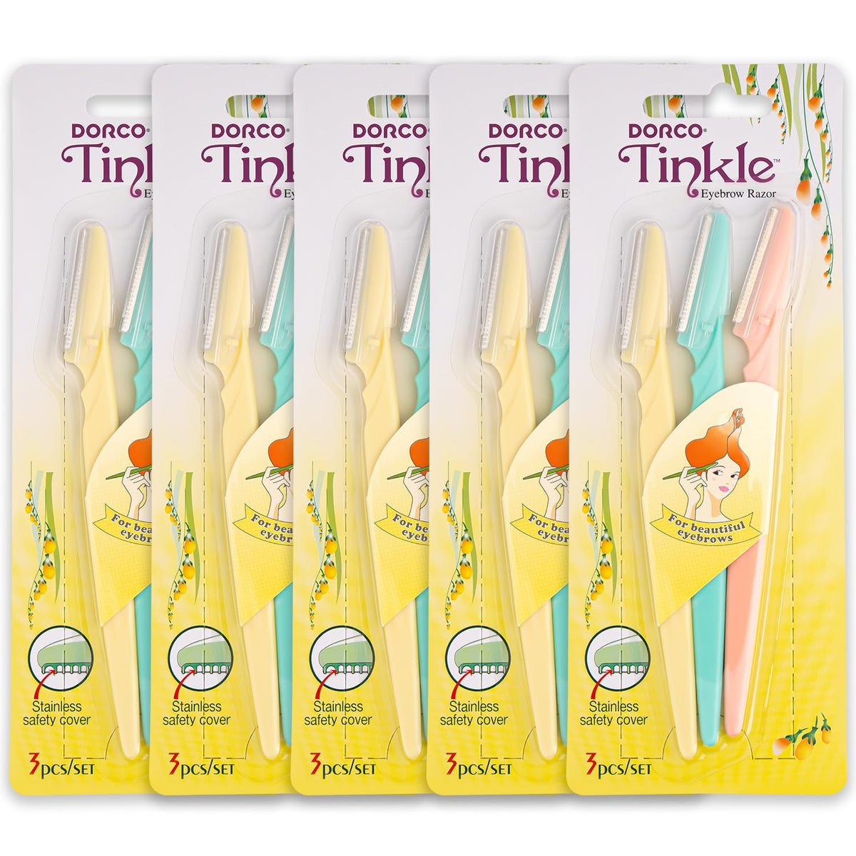 DORCO Tinkle Outils de Dermaplaning 15 unités ensemble