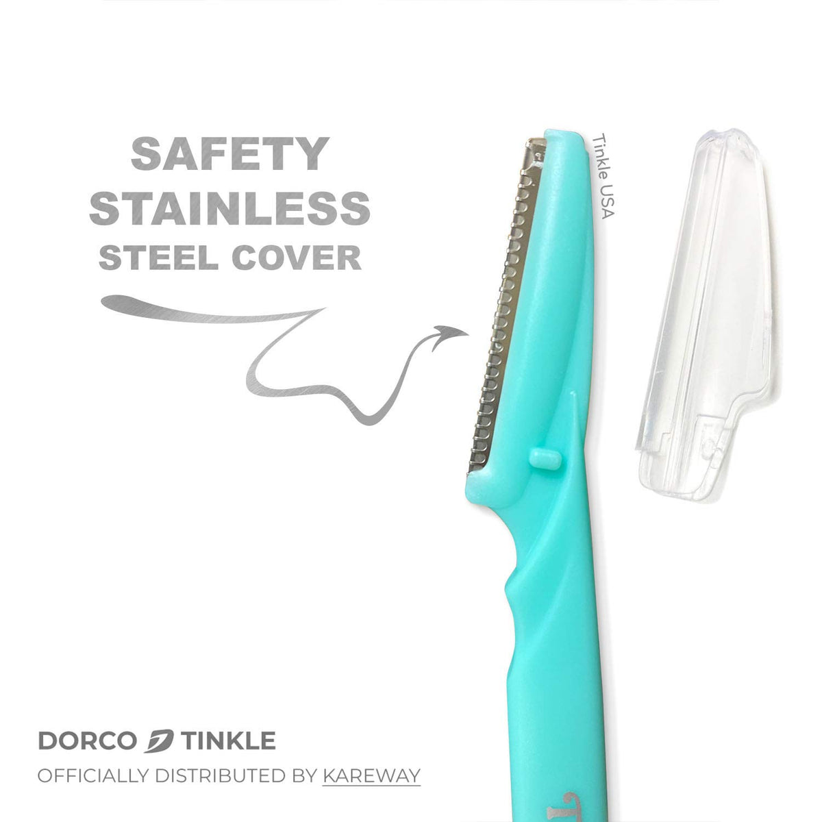 DORCO Tinkle Rasoirs pour épilation douce, vue de près