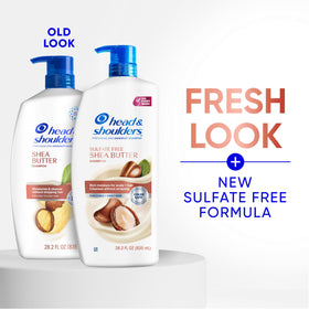 Dos du shampooing Head & Shoulders Anti-Pelliculaire Beurre de Karité 28,2oz