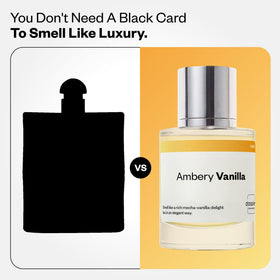 Dossier Ambery Vanilla Eau de Parfum 50ml flacon côté