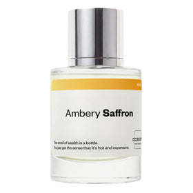 Dossier Eau de Parfum Ambery Saffron 50ml flacon avant