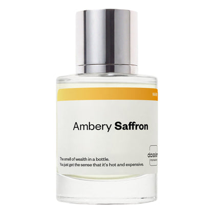 Dossier Eau de Parfum Ambery Saffron 50ml flacon avant