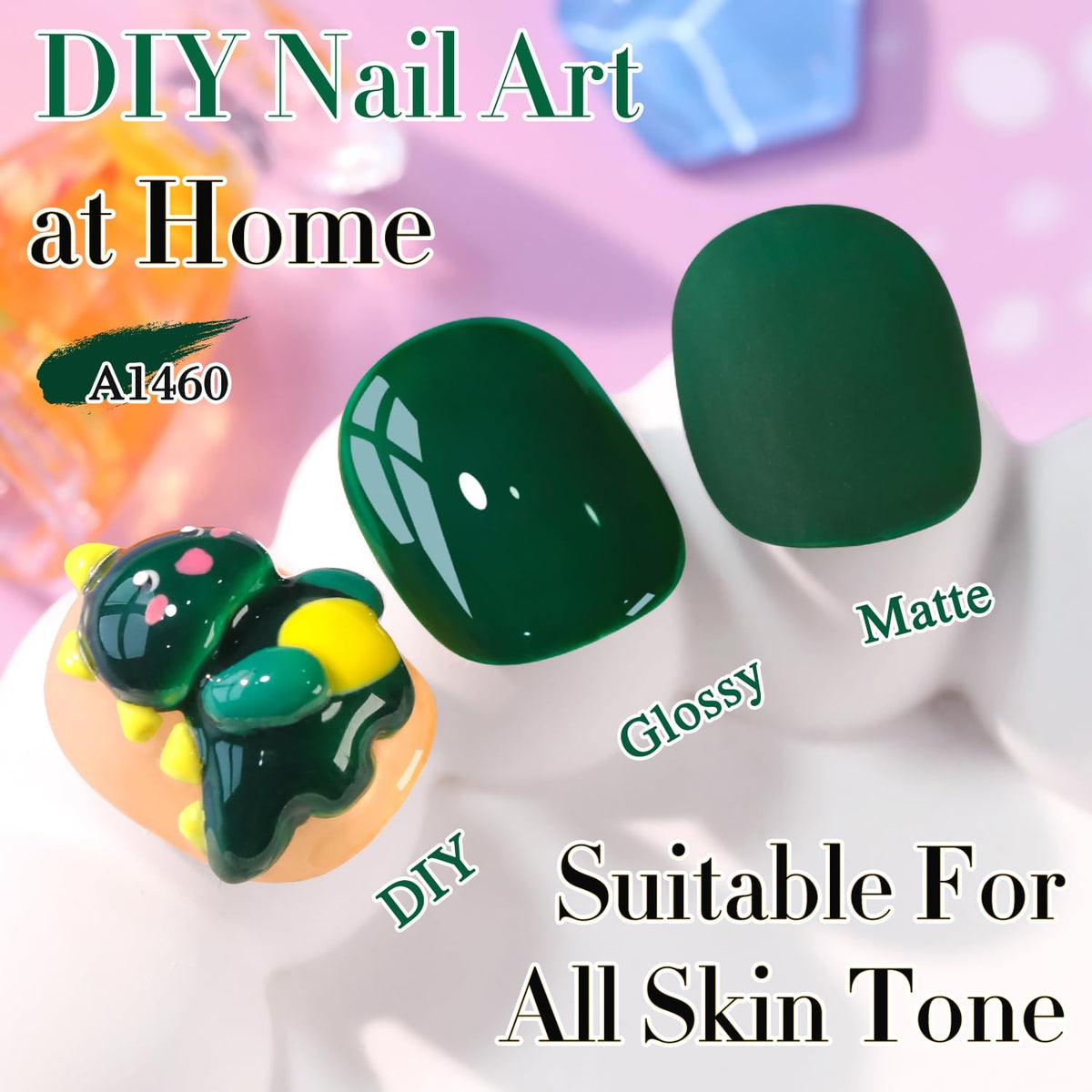 Double Rhythm gel polish application sur ongles