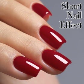 Double Rhythm Vernis à Ongles Gel 15ML Rouge Foncé A1104 - Bouteille ouverte