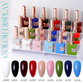 Double Rhythm Vernis Gel Milky 15ml avec accessoires de nail art