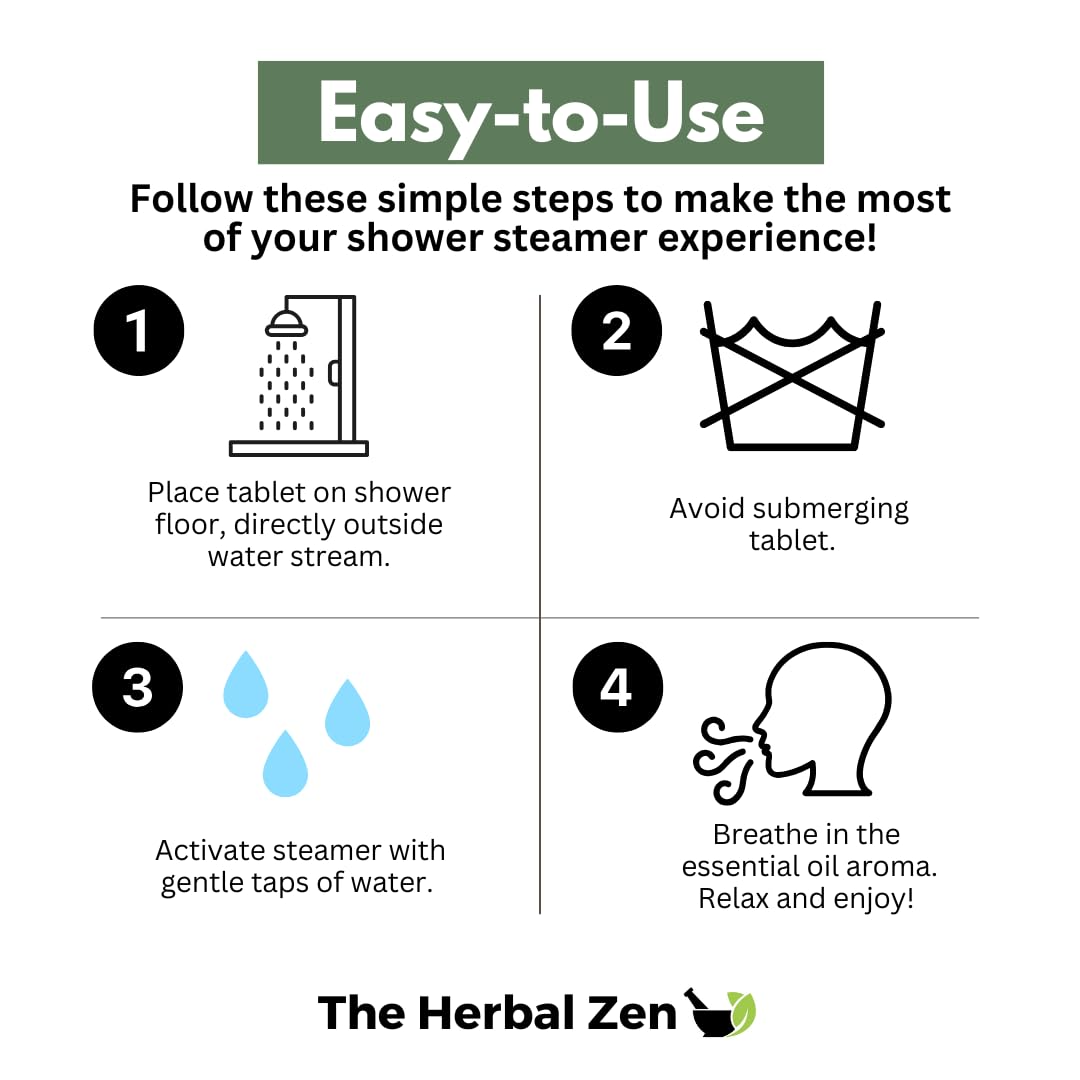 Douche vapeur The Herbal Zen en utilisation