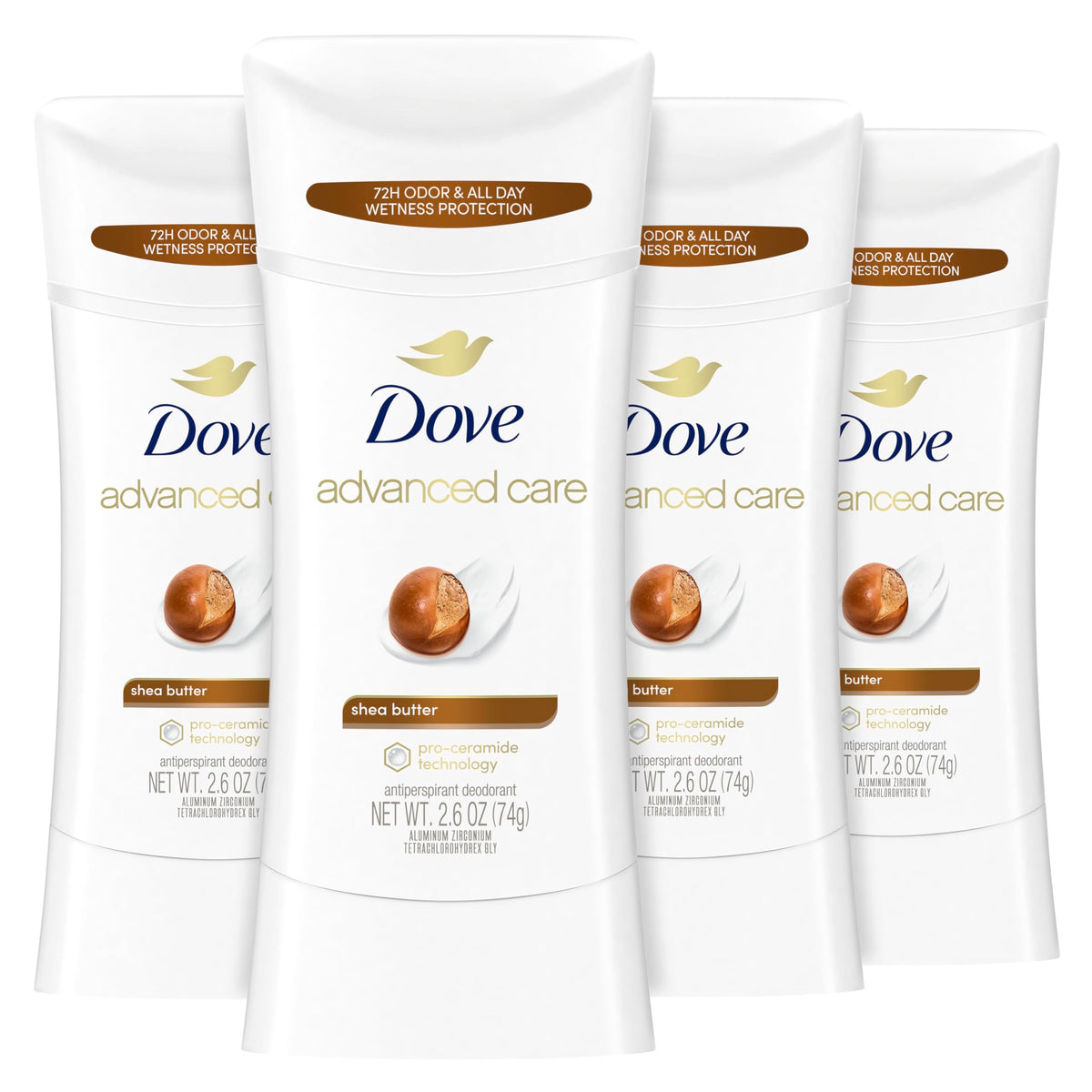Dove Antiperspirant Déodorant Stick Beurre de Karité vue avant