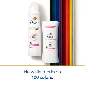 Dove Antiperspirant Déodorant Stick Care Avancé 4 Compte emballage