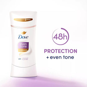 Dove Antiperspirant Équilibre de Teint 358g sur fond blanc